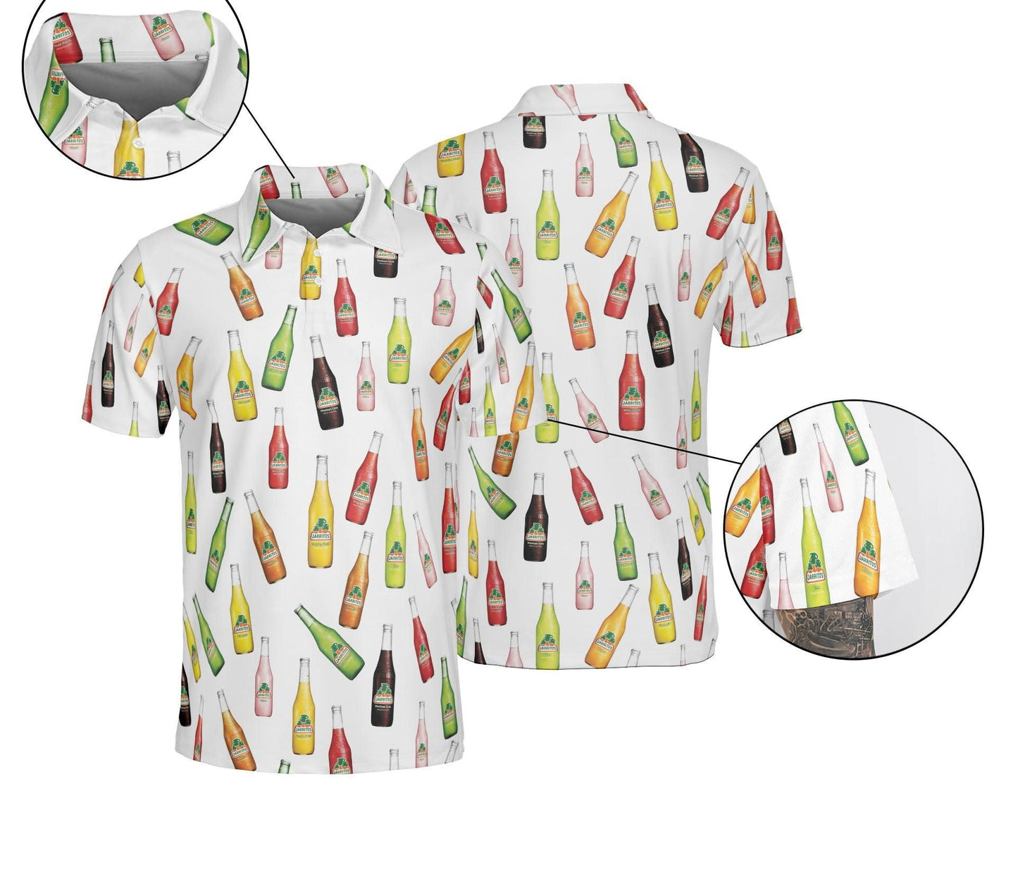 Jarritos Men Polo Shirt - Jarritos Polo Shirt For Men - Gift For Husband, Boyfiend