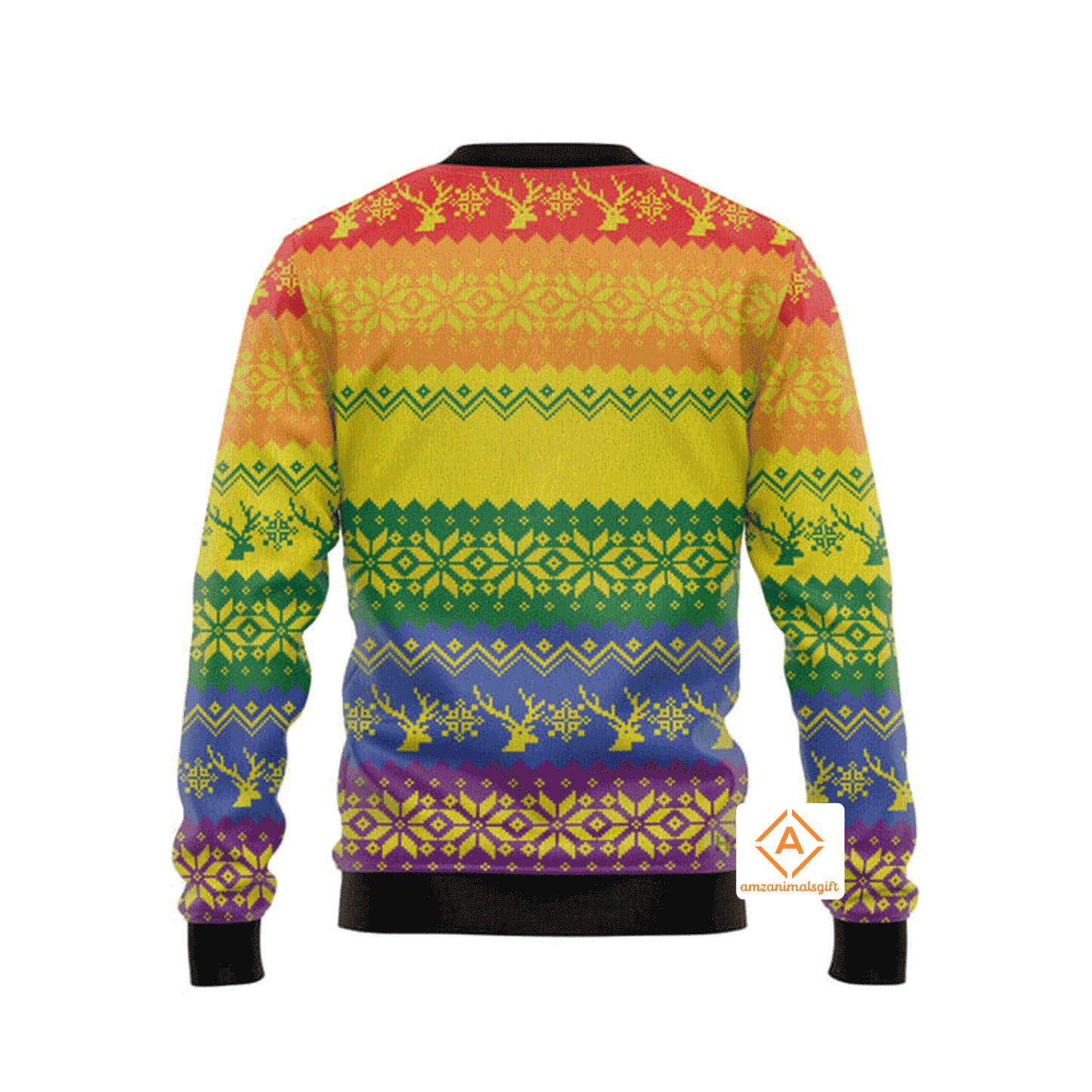 LGBT Gay Pride Christmas Sweater Happy Holigays, Ugly Sweater For Men & Women, Perfect Outfit For Christmas New Year Autumn Winter