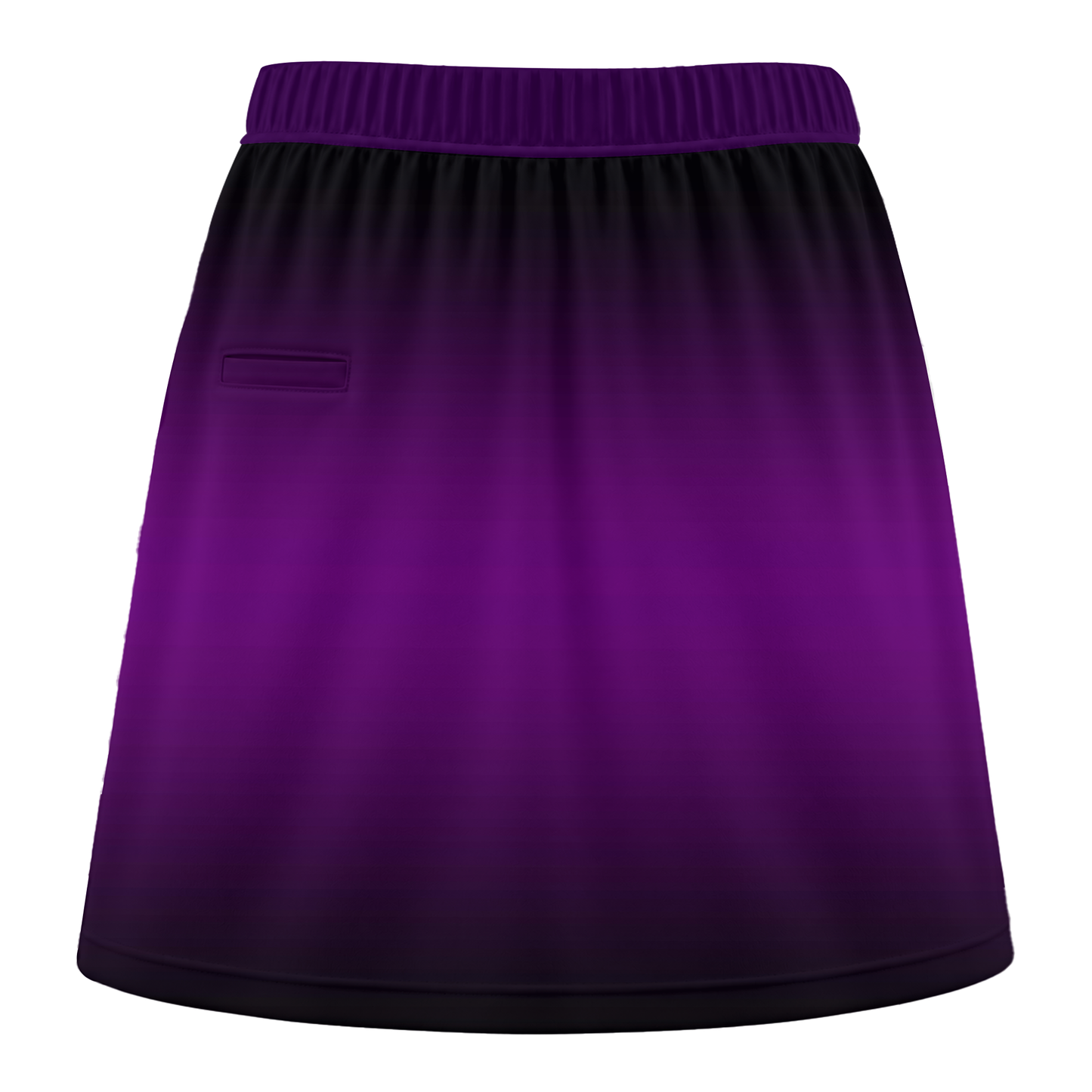 Customized Bowling Trouser Skirts With Shorts Underneath, Bowling Esports Purple Pattern Skorts With Pockets For Bowler