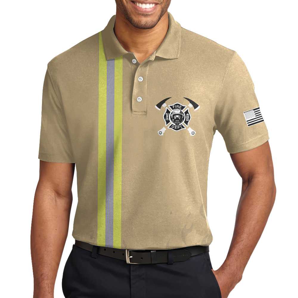 Men Polo Shirt - Firefighter Men Polo Shirt, I Am A Firefighter Polo Shirt, Fire Department Polo Shirt, Best Firefighter Shirt For Men