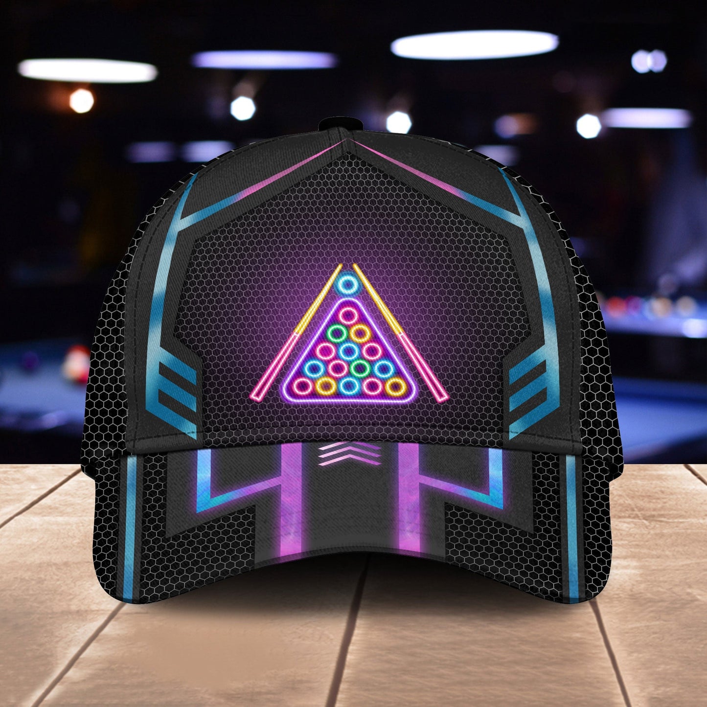 Customized Billiard Cap, Billiard Pool Lover 3D Over Printed Hats, Best Billiard Pool Hat For Billiard Players