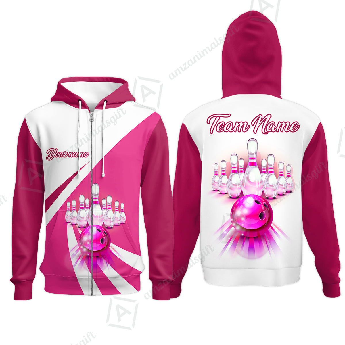 Bowling Customized Jersey White Green Shirt Rolling Bowling Tenpin Jersey Shirt, Outfit For Bowlers, Bowling Team