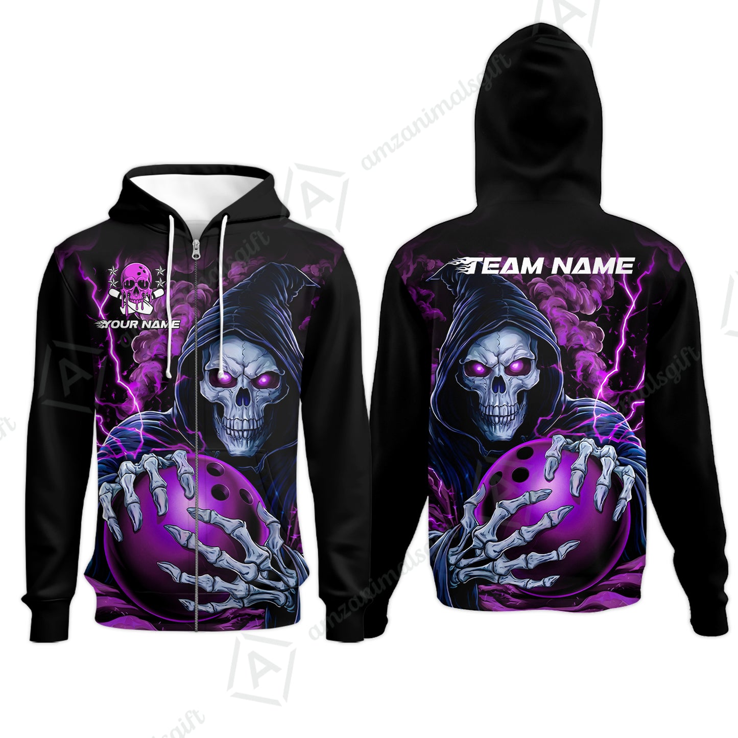 Custom Bowling Jersey Polo Shirt, The Death Hold Bowling Ball, Custom Bowling Jersey Team Shirt For Players With Name & Team Name