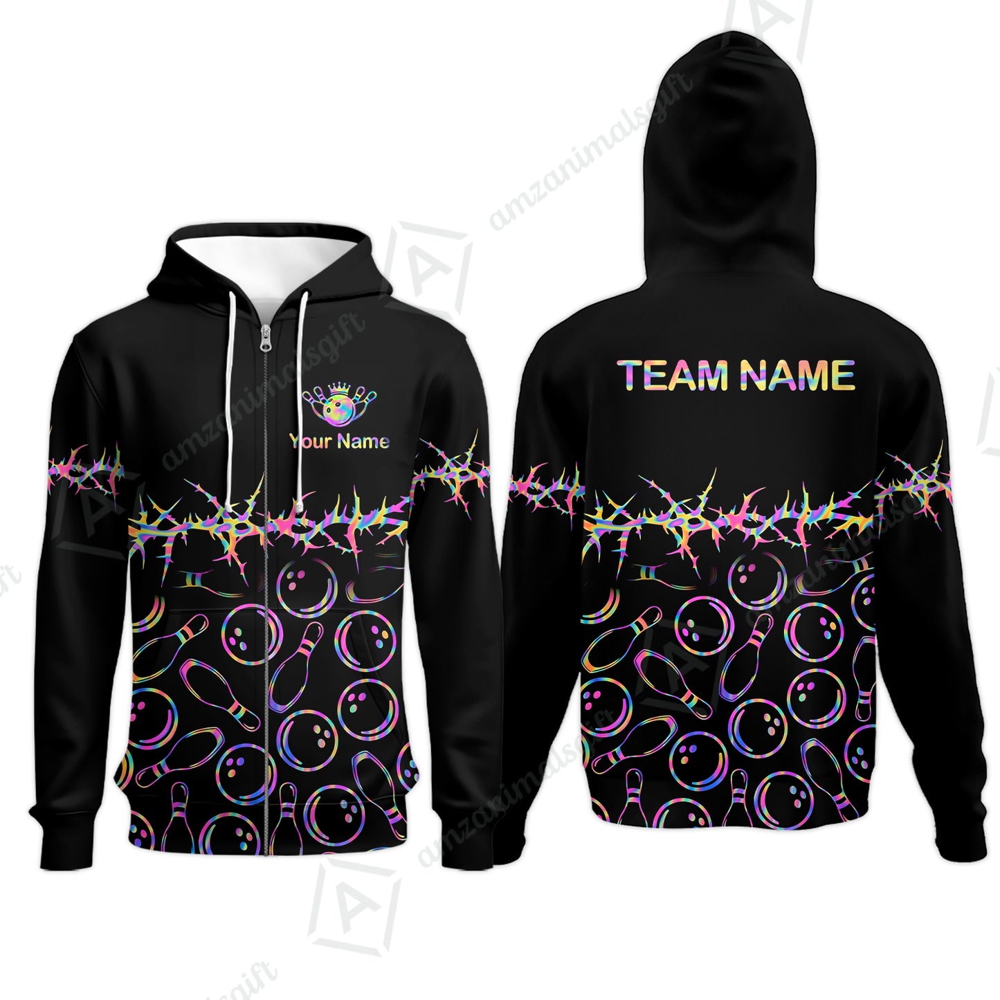 Zip Hoodie||Colorful