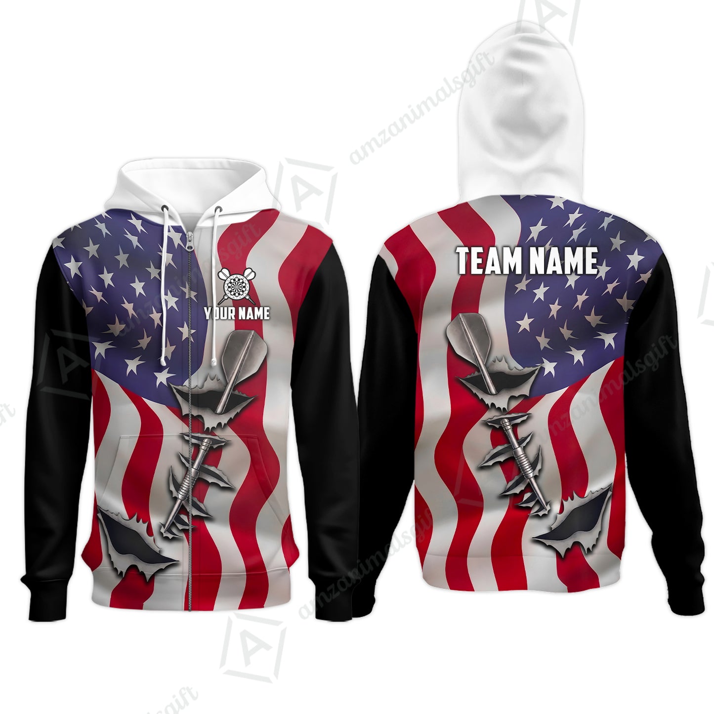 Zip Hoodie||