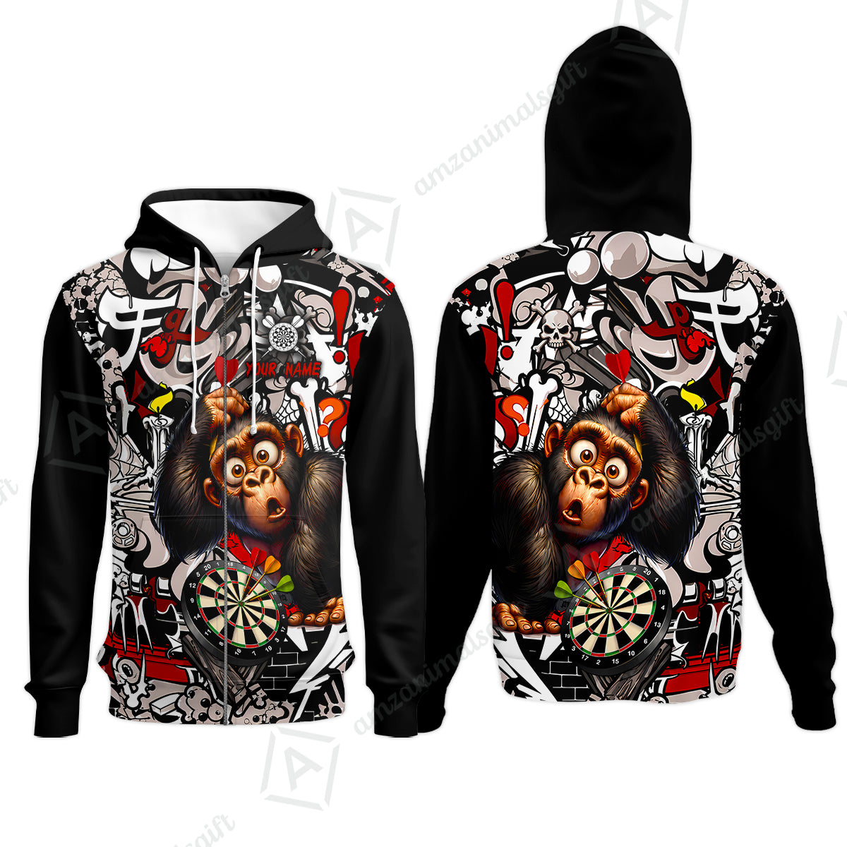 Zip Hoodie||