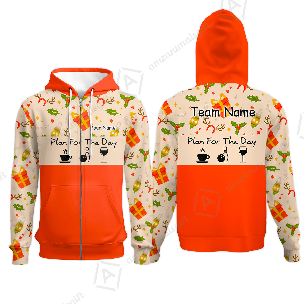 Zip Hoodie||