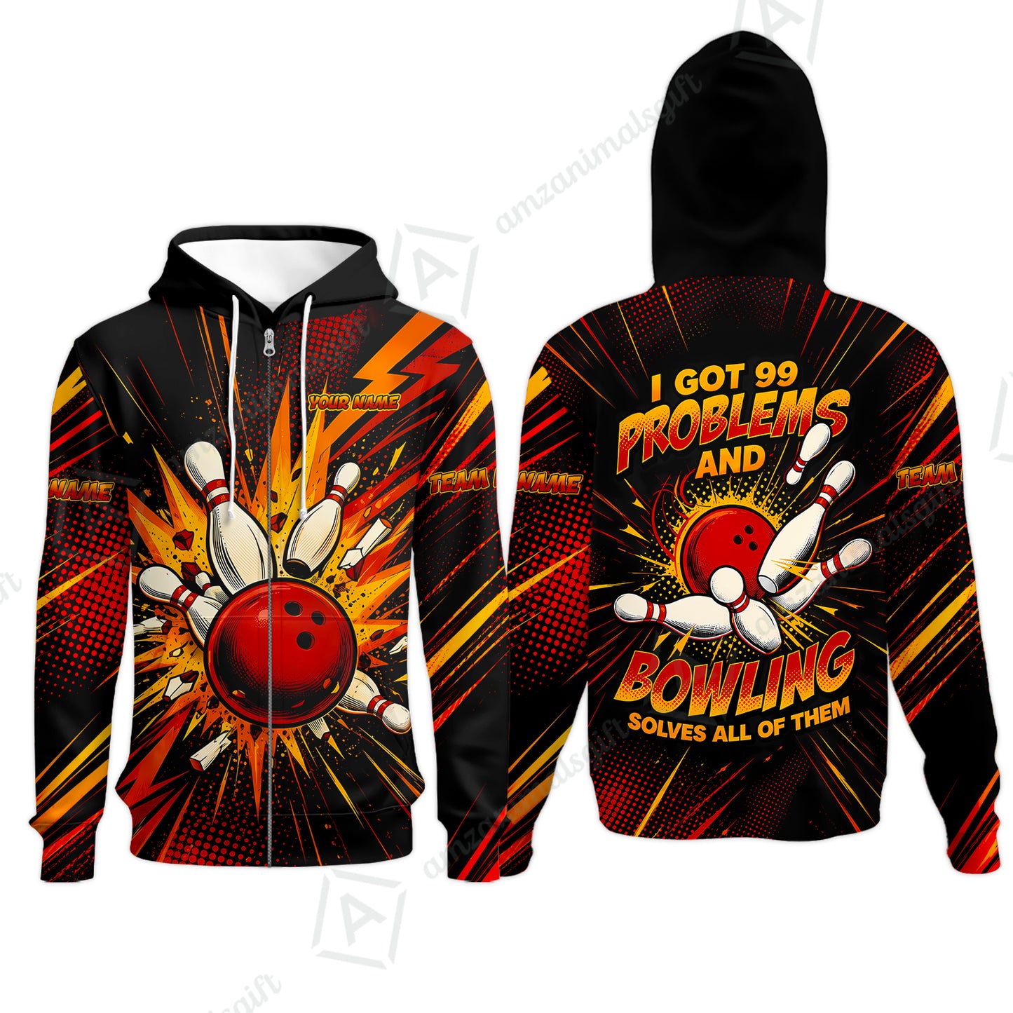 Zip Hoodie||