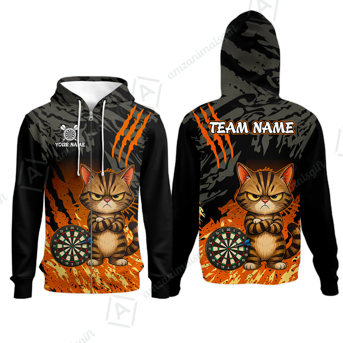 Zip Hoodie||