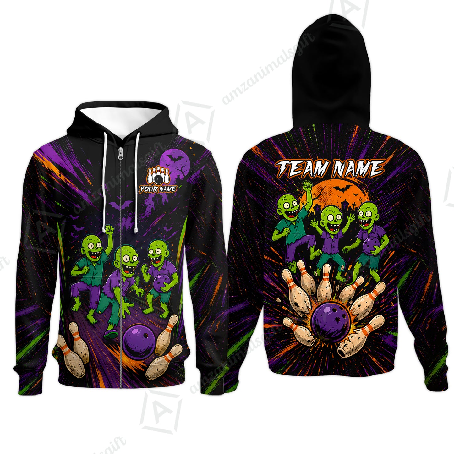 Zip Hoodie||