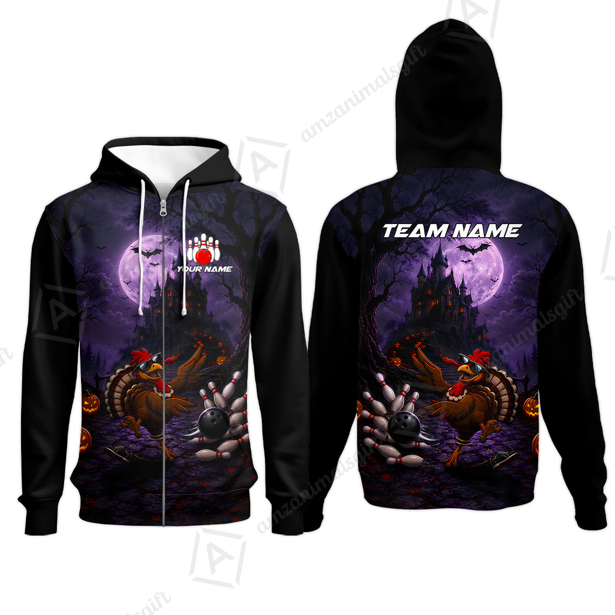 Zip Hoodie||