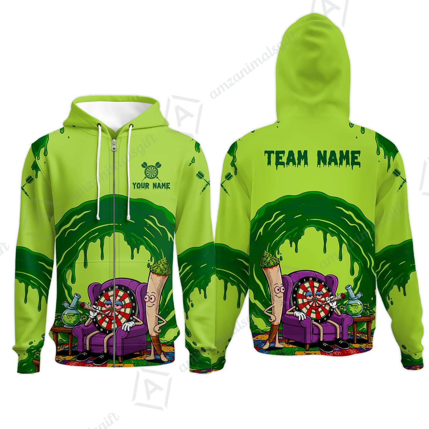 Zip Hoodie||