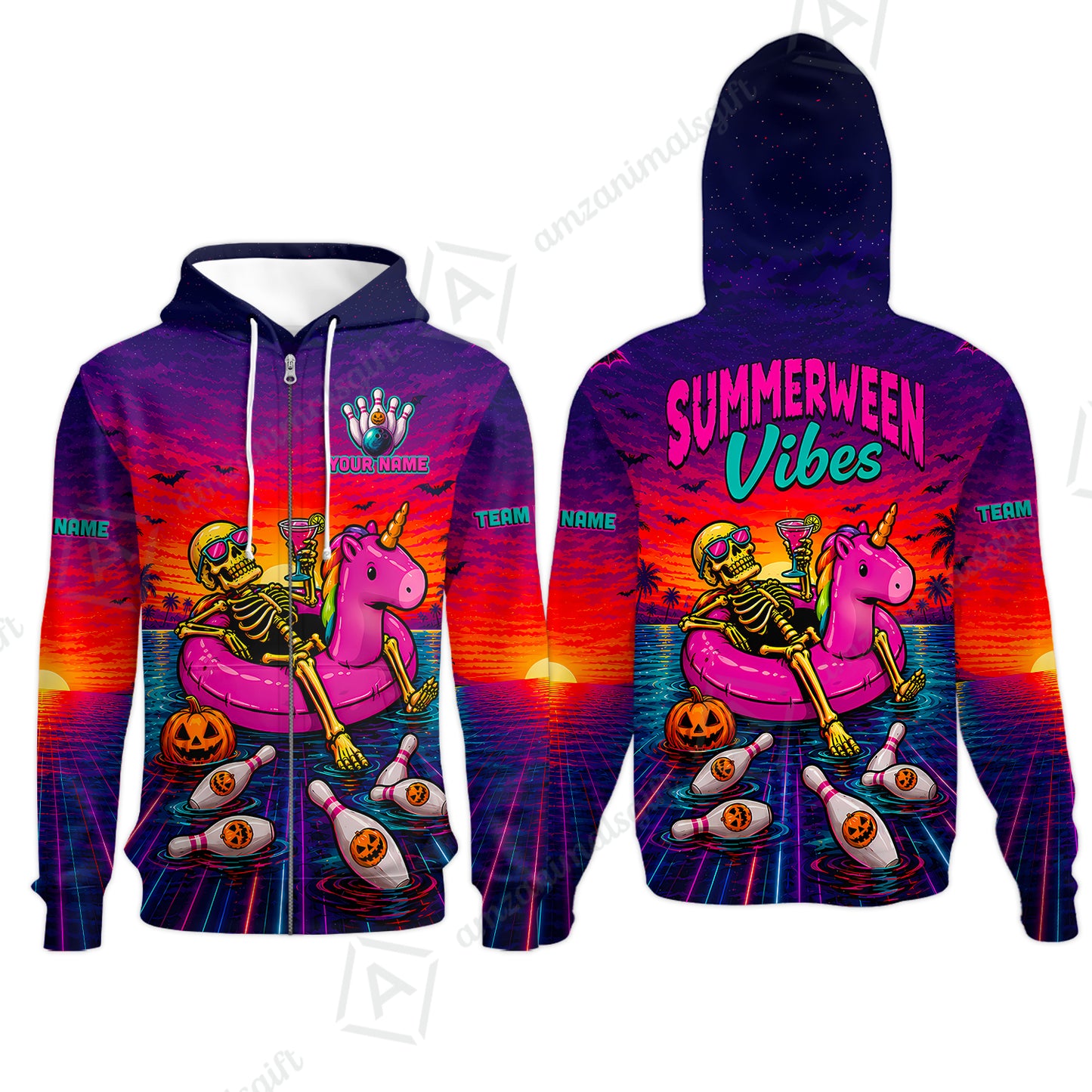 Zip Hoodie||