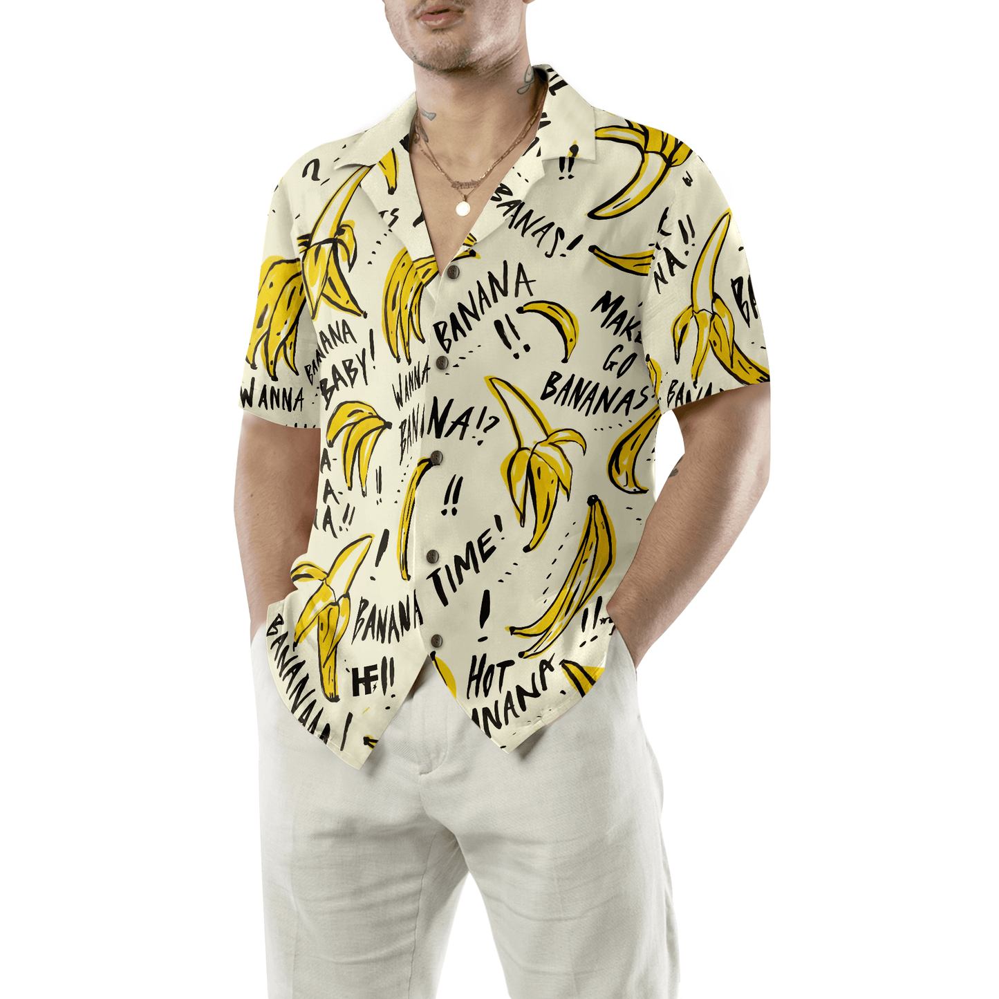 Banana Quote Hawaiian Shirt, Colorful Summer Aloha Shirt For Men Women, Perfect Gift For Friend, Team - Amzanimalsgift