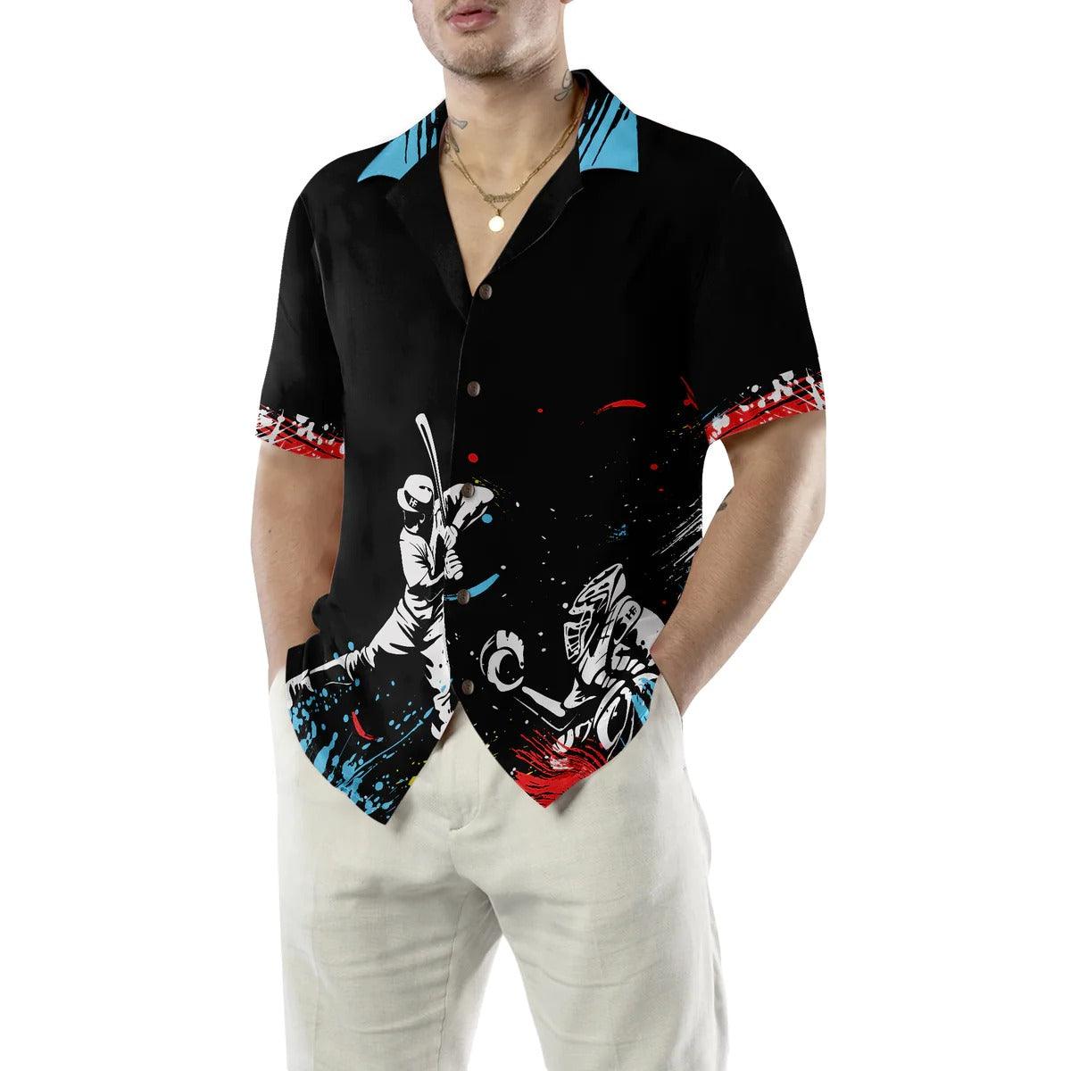 Baseball Aloha Hawaiian Shirt, Colorful Baseball Aloha Shirt, Baseball Hawaiian Shirt For Summer - Perfect Gift For Men, Women, Baseball Lover, Friend - Amzanimalsgift