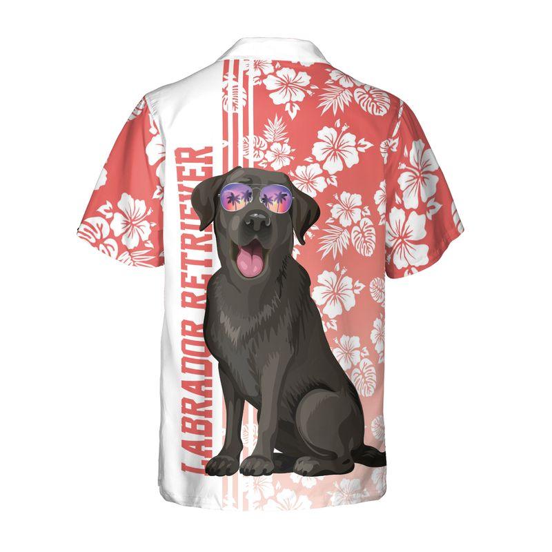 Black Labrador Retriever Dog Aloha Hawaiian Shirts For Summer, Tropical Hawaiian Shirt For Men Women, Beachwear Gift For Dog Lovers, Dog Mom Dad - Amzanimalsgift