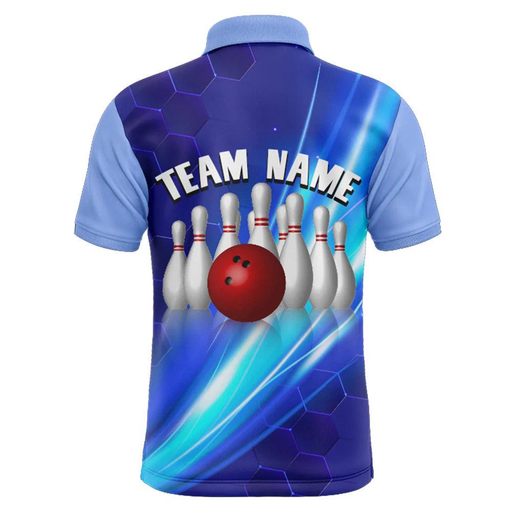 Bowling Custom Men Polo Shirt - Custom Bowling Shirt For Men Personalized Bowling Polo Shirt - Perfect Gift For Friend, Family - Amzanimalsgift