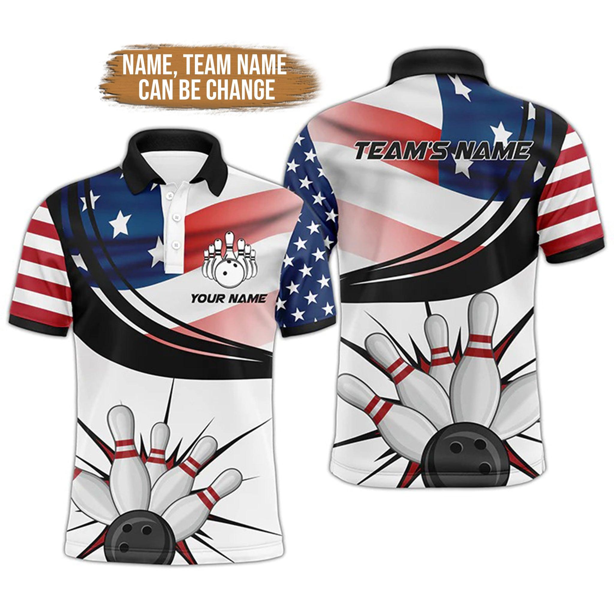 : Personalized Bowling Jersey with Name and Team Name