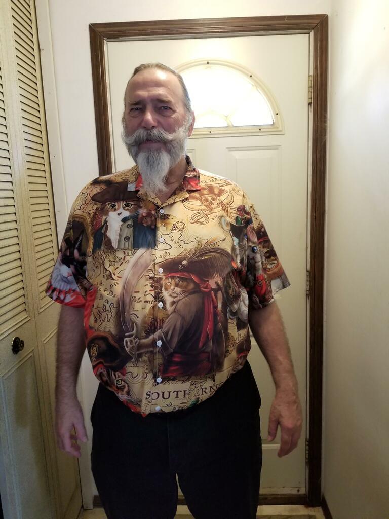 Cat Hawaiian Shirts For Summer, Cat Pirate Amazing Aloha Shirts - Colorful Cool Cat Hawaiian Shirts Outfit For Men Women, Friend, Cat Lovers - Amzanimalsgift