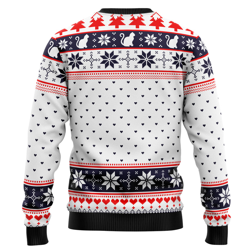 Cat Ugly Christmas Sweater, Custom Cat Photo Sweater, Perfect Gift and Outfit For Christmas, Halloween, Winter