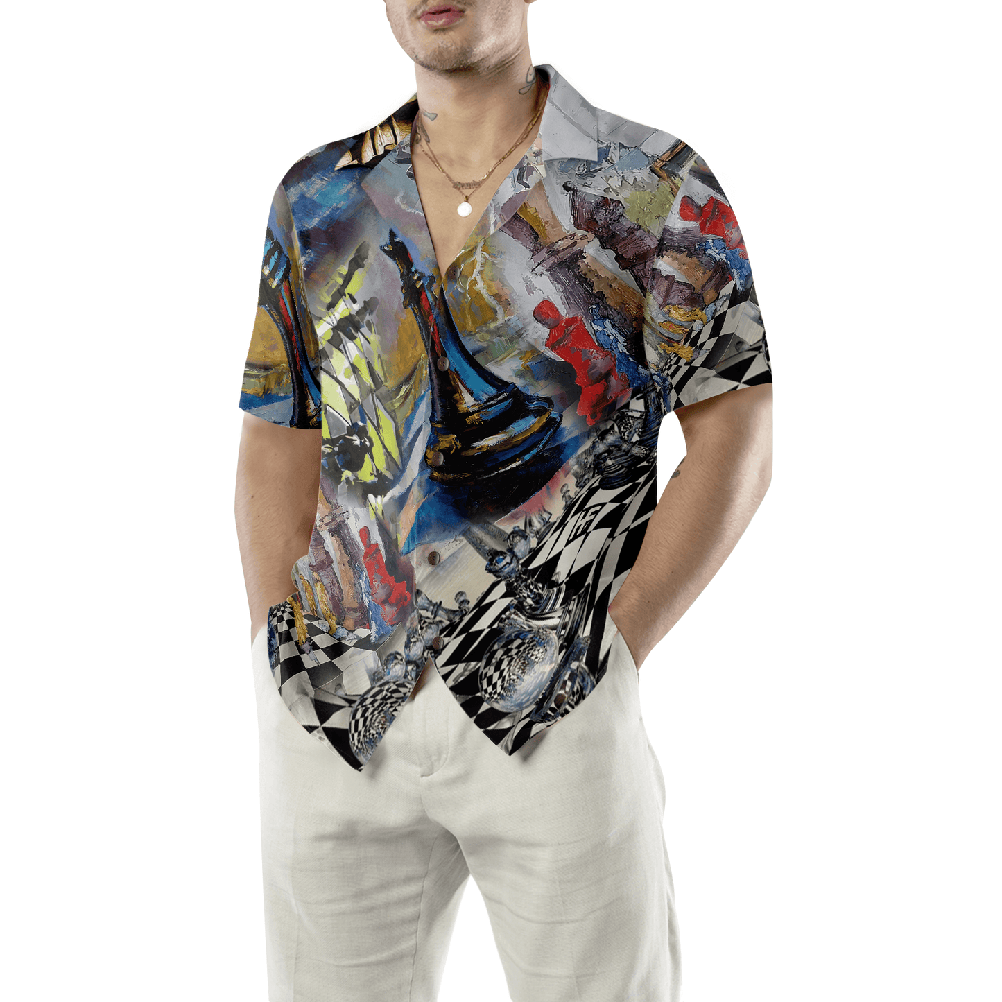 Chess Hawaiian Shirt - Chess Can Be Beautiful Hawaiian Shirt, Colorful Summer Aloha Shirt - Gift For Friend, Family, Husband, Wife, Chess Lover Player - Amzanimalsgift