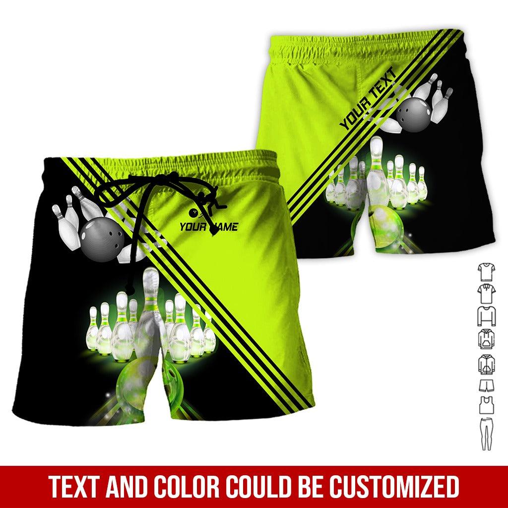 Custom Bowling Aloha Hawaiian Shirt - Amazing Bowling Ball Shine Pattern Personalized Name Hawaiian Shirt For Men & Women, Bowling Lover - Amzanimalsgift