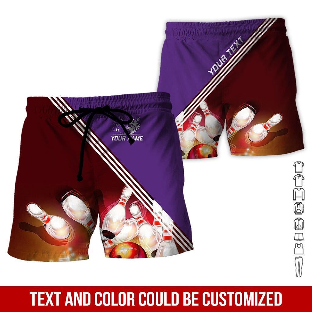 Custom Bowling Aloha Hawaiian Shirt - Amazing Twinkle Bowling Pattern Personalized Name Hawaiian Shirt For Men & Women, Bowling Lover - Amzanimalsgift