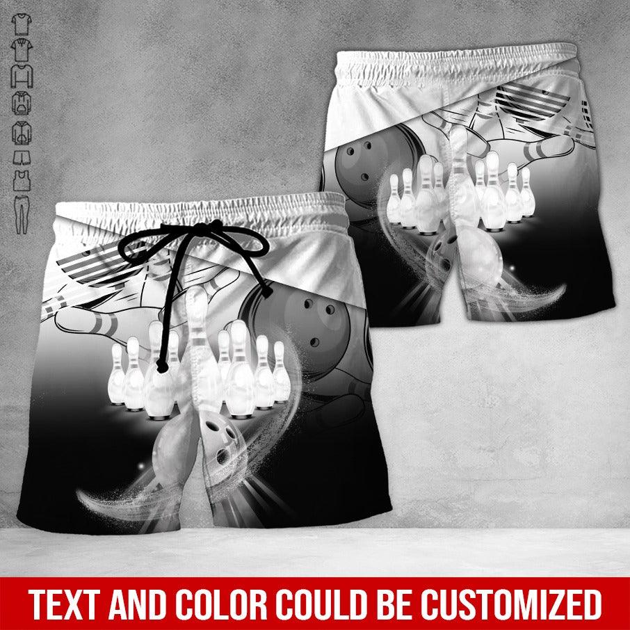 Custom Bowling Aloha Hawaiian Shirt - Bowling Bowl Pattern And Beer Personalized Name Hawaiian Shirt For Men & Women, Bowling Lover - Amzanimalsgift