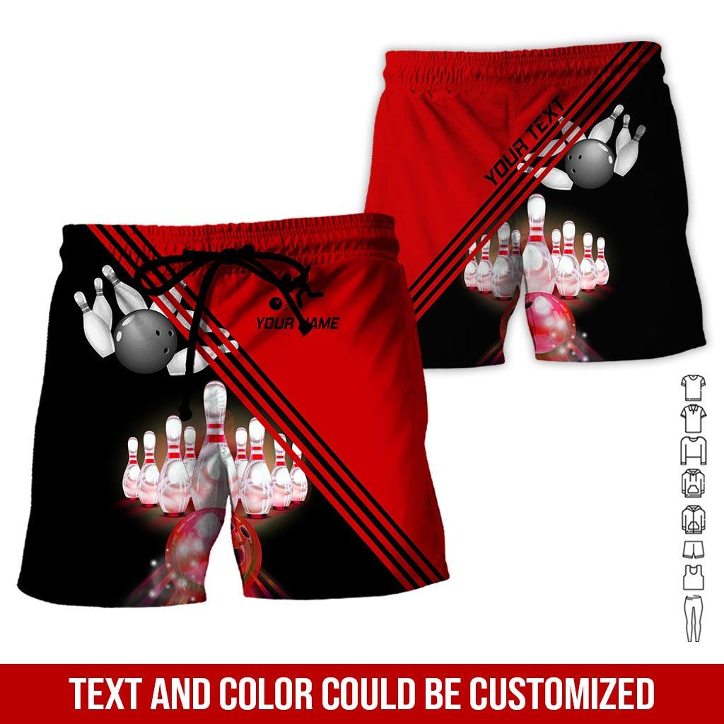 Custom Bowling Aloha Hawaiian Shirt - Cool Bowling Ball Shine Pattern Personalized Name Hawaiian Shirt For Men & Women, Bowling Lover - Amzanimalsgift