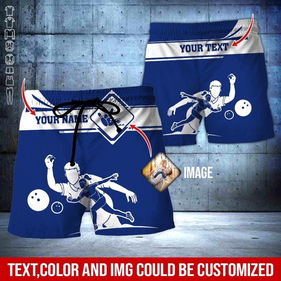 Custom Bowling Aloha Hawaiian Shirt - Cool Men & Women Playing Bowling Personalized Name Hawaiian Shirt For Men & Women, Bowling Lover - Amzanimalsgift