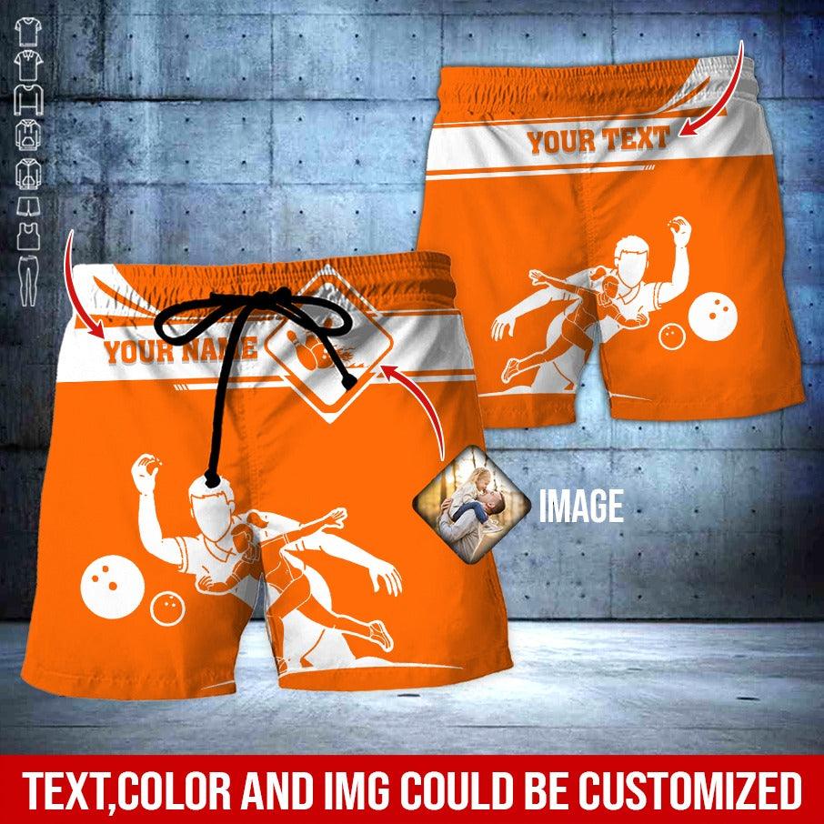 Custom Bowling Aloha Hawaiian Shirt - Men & Women Playing Bowling Personalized Name Hawaiian Shirt For Men & Women, Bowling Lover - Amzanimalsgift