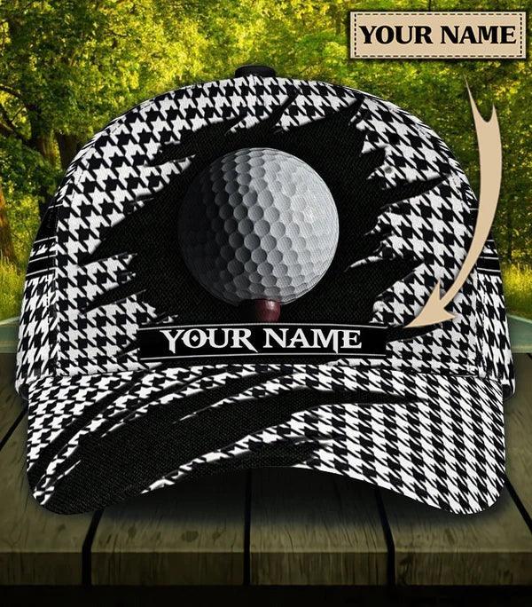 Customized Name Golf Classic Cap, Personalized Name Golf Classic Cap, Golf Hat For Men - Perfect Gift For Golf Lovers, Golfers - Amzanimalsgift