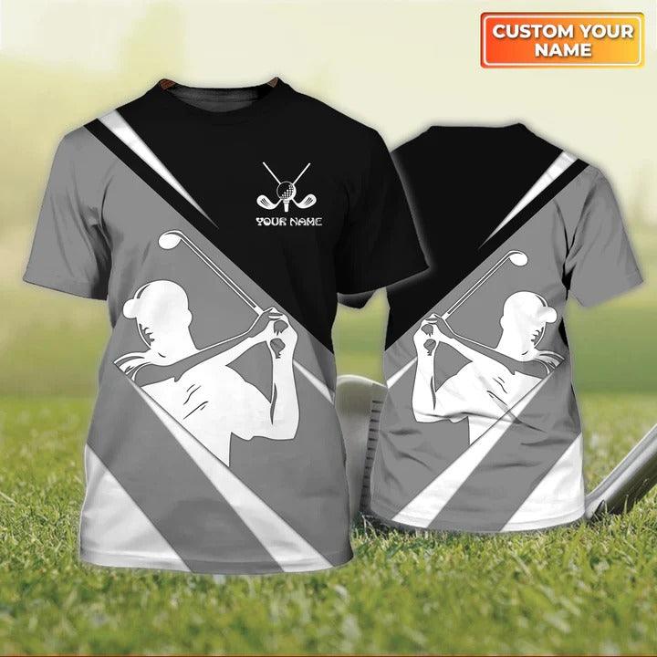 Customized Name Golf T Shirt, Personalized Name Golf T Shirt For Men - Perfect Gift For Golf Lovers, Golfers - Amzanimalsgift