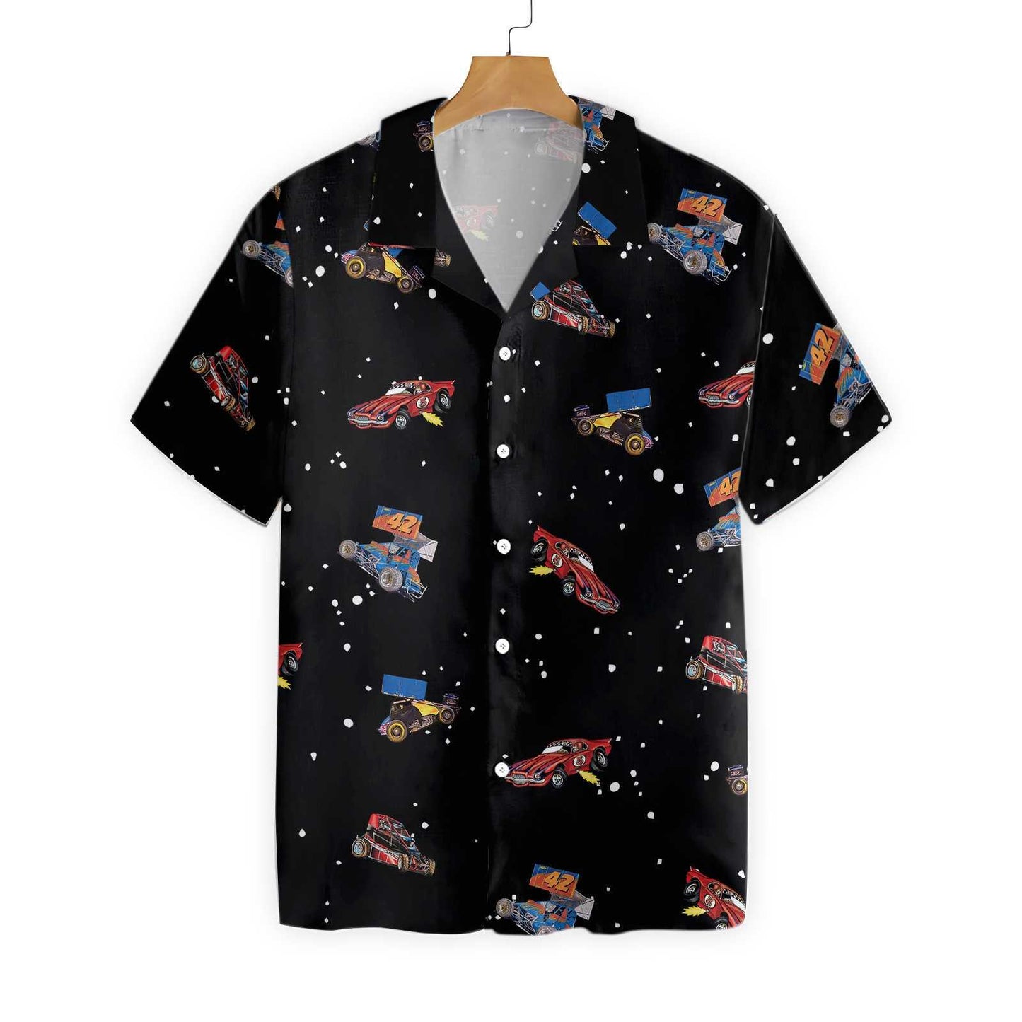 Dirt Track Racing Hawaiian Shirt, Colorful Summer Aloha Shirt For Men Women, Perfect Gift For Friend, Family, Husband, Wife, Racing Lovers - Amzanimalsgift