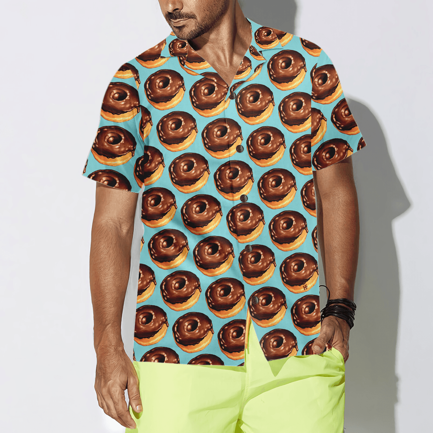 Donuts Pattern Hawaiian Shirt, Colorful Summer Aloha Shirt For Men Women, Gift For Friend, Team, Donut Lovers - Amzanimalsgift