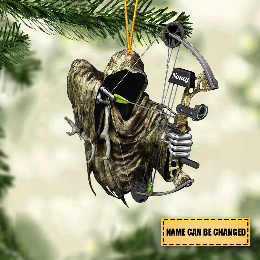 Personalized Death Archery Hanging Car Ornament Custom Shaped Christmas Car Ornament
