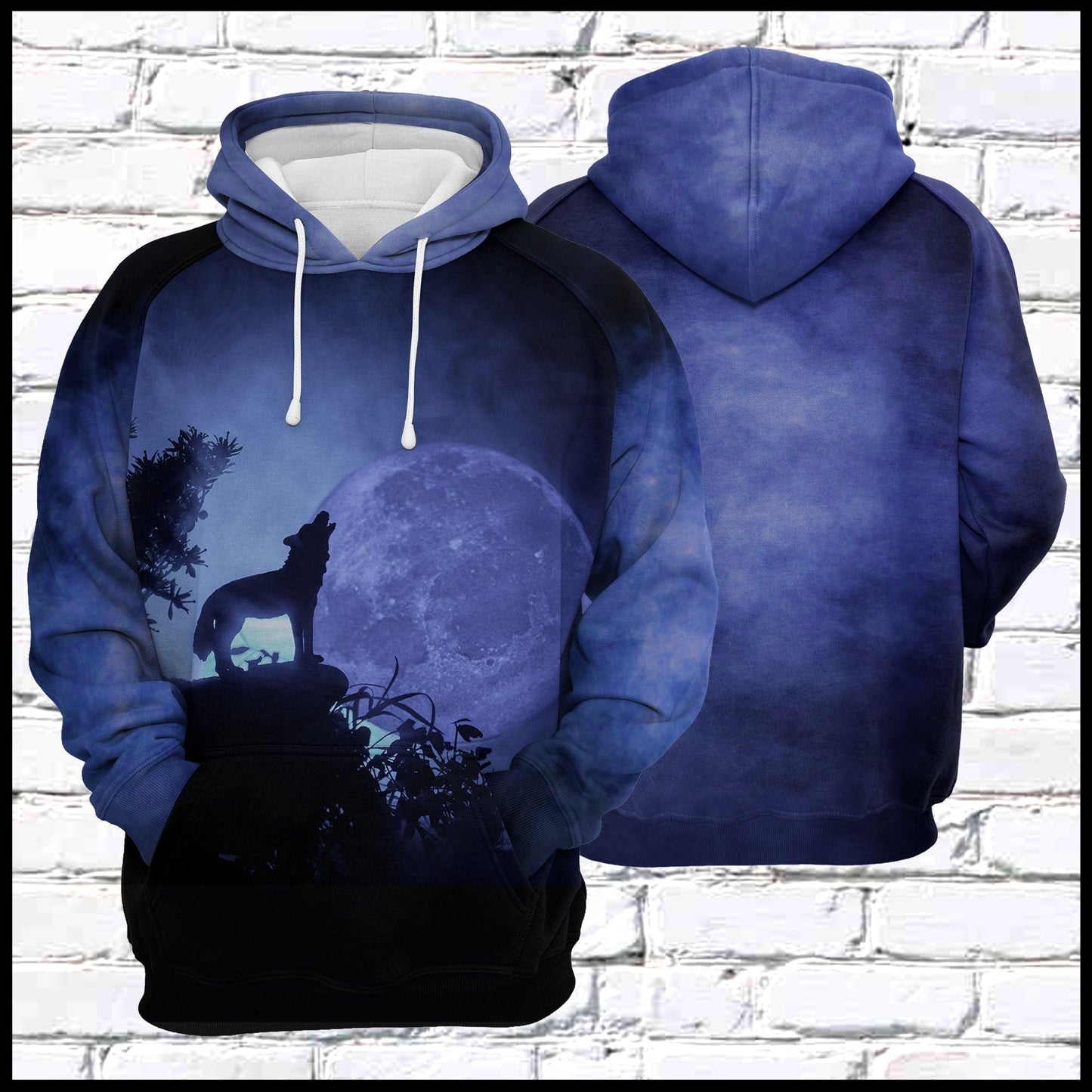 Wolf Night Pullover Premium Hoodie, Perfect Outfit For Men And Women On Christmas New Year Autumn Winter