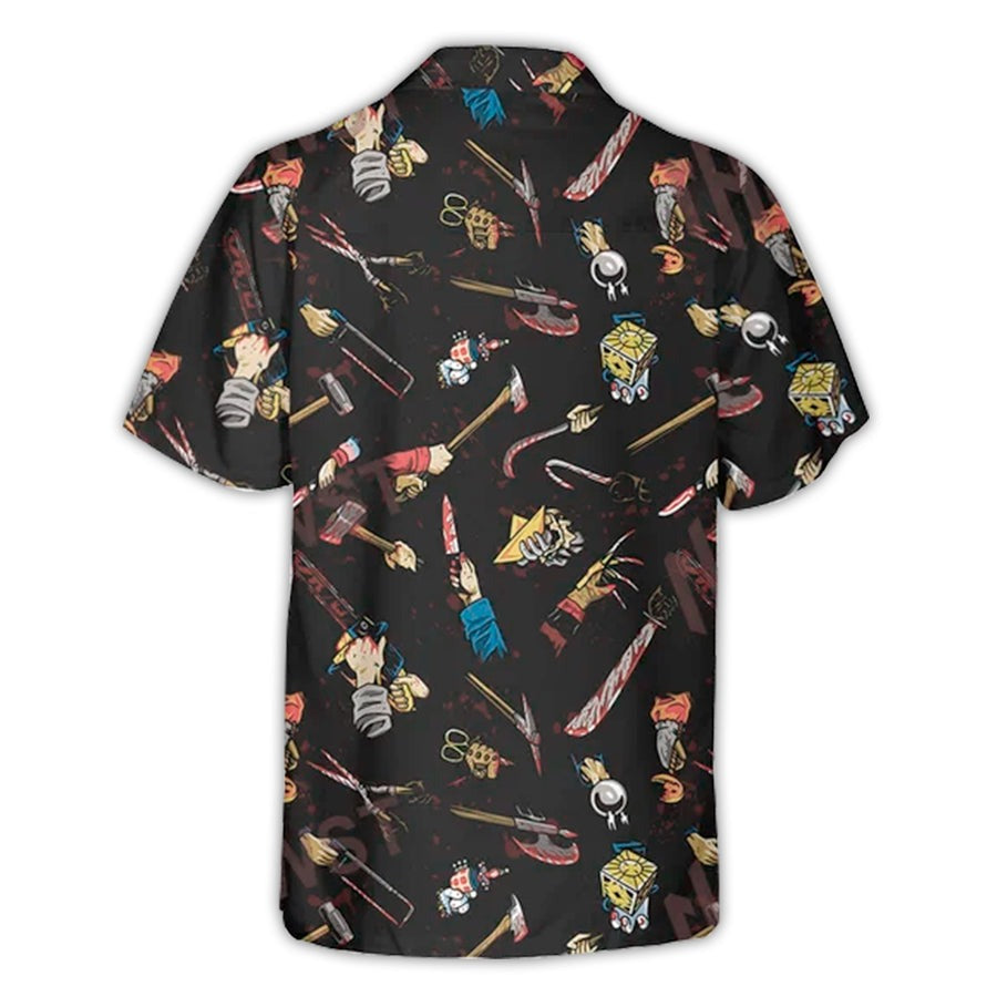 Halloween Hawaiian Shirt, Halloween The Killers Tropical Style Aloha Shirt For Men & Women - Halloween Gift For Members Family, Friends