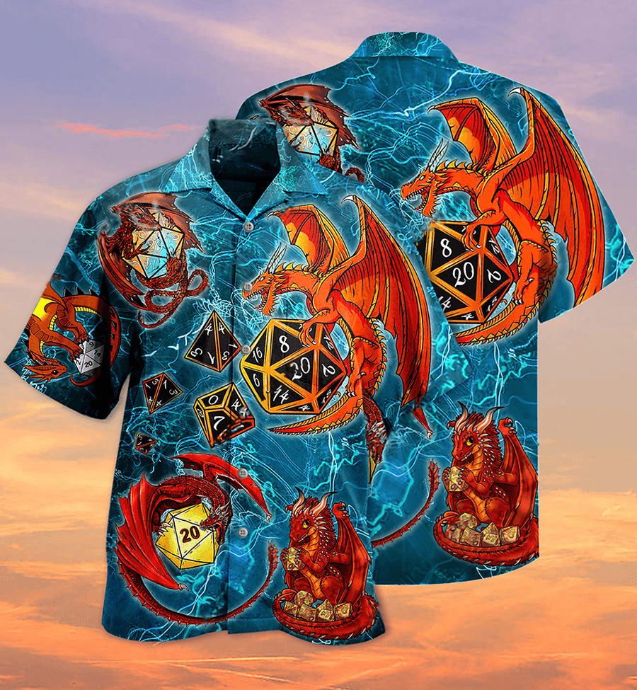 Dragon Aloha Hawaiian Shirt For Summer, Dragon Love Life Amazing Style Hawaiian Shirts Outfit For Men Women, Dragon Lovers - Amzanimalsgift