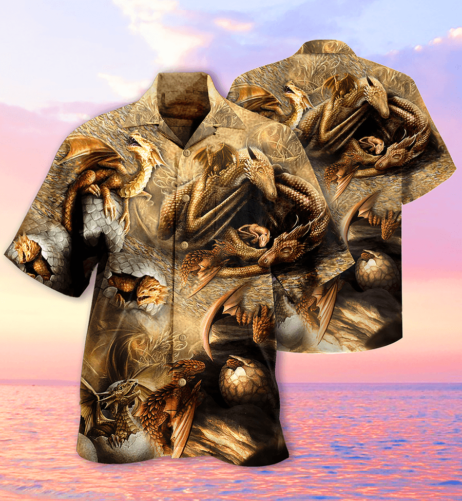 Dragon Aloha Hawaiian Shirt For Summer, Dragon Love Life Every Time Hawaiian Shirts Outfit For Men Women, Dragon Lovers - Amzanimalsgift