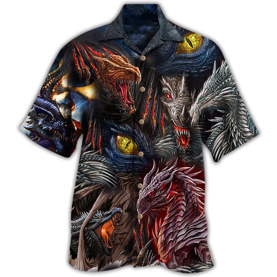 Dragon Hawaiian Shirt For Summer, Dragon Amazing Love Life So Cool Hawaiian Shirts Outfit For Men Women, Dragon Lovers - Amzanimalsgift
