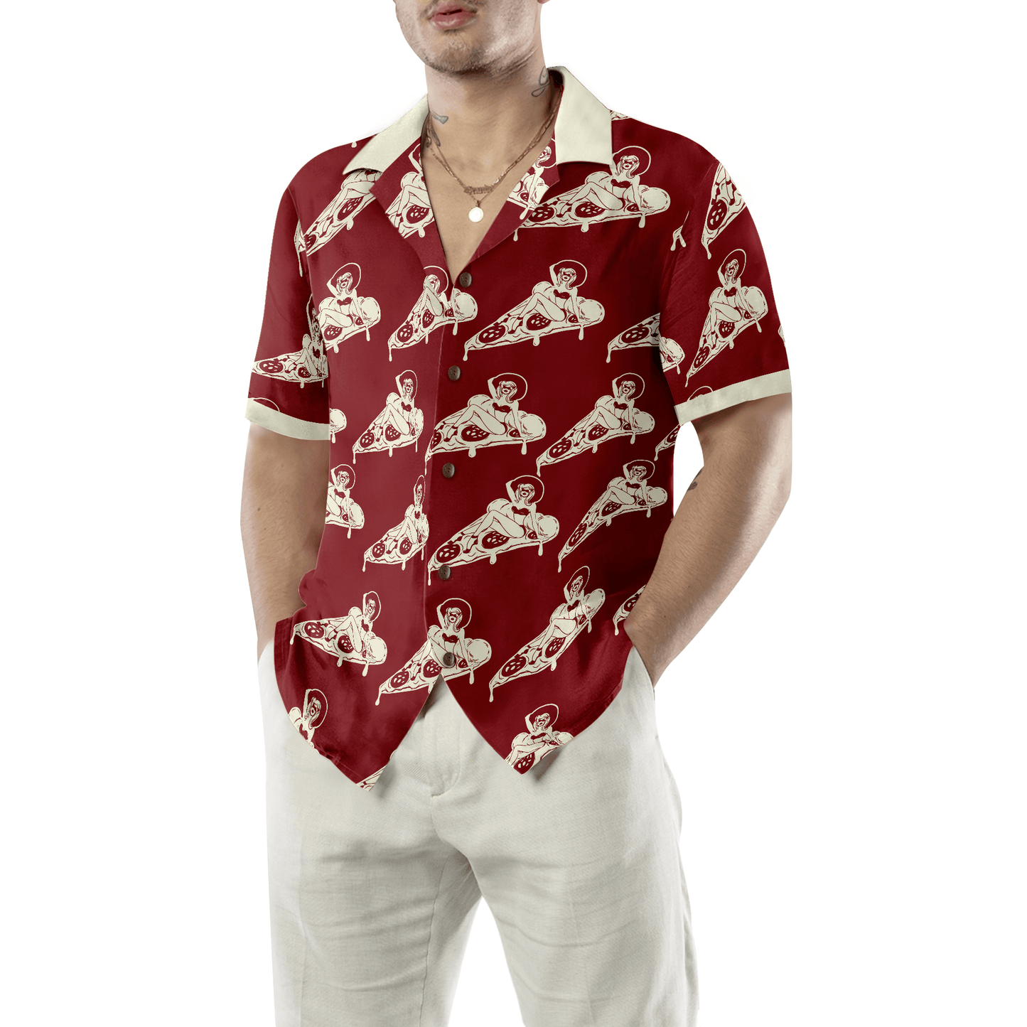 Dreaming About Pizza Hawaiian Shirt, Colorful Summer Aloha Shirt For Men Women, Perfect Gift For Friend, Team - Amzanimalsgift