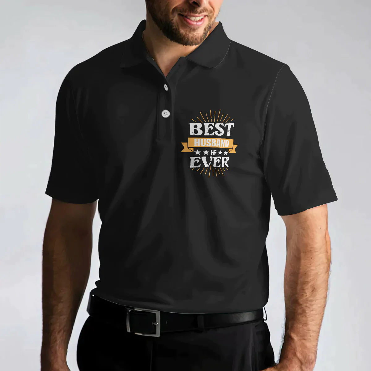 Family Men Polo Shirt, I Tried To Retire But Now I Work For My Wife Family Polo Shirt, Gift For Husband - Amzanimalsgift