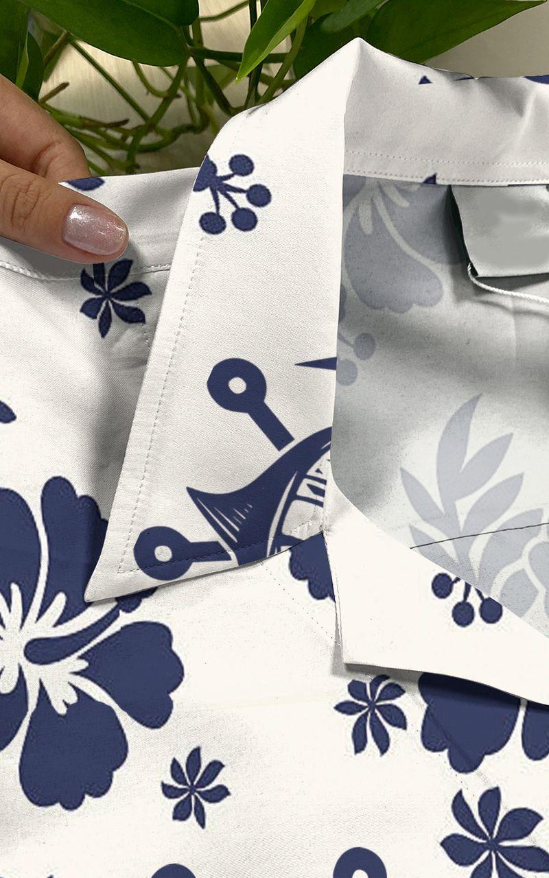 Fishing Aloha Hawaiian Shirts For Summer Outfit, Blue Tropical Hawaiian Shirt For Men Women, Beach Wear Fisherman Gift For Friend, Fishing Lovers - Amzanimalsgift