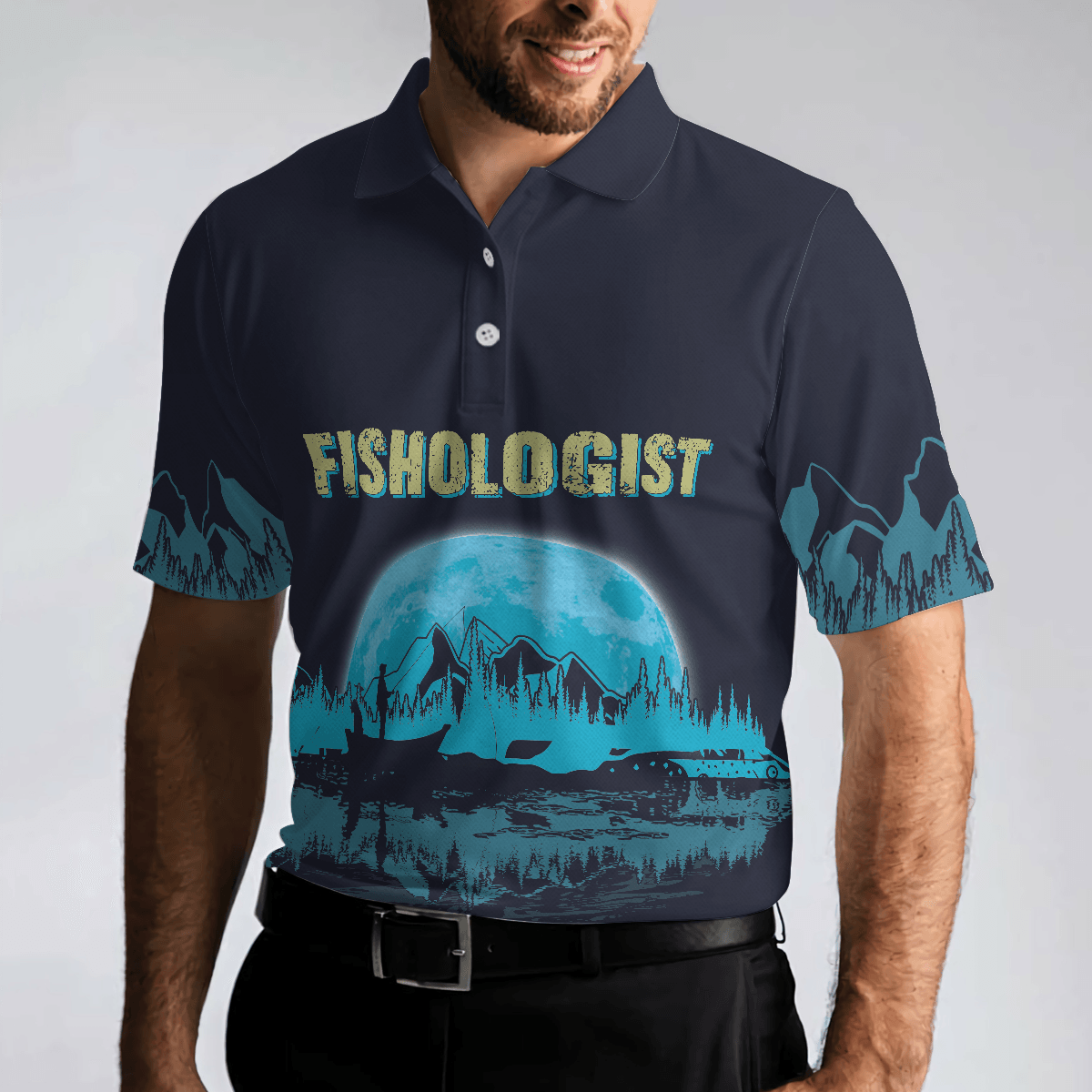 Fishologist Go Fishing Men Polo Shirt, I Just Want To Go Fishing Shirt, Best Fishing Shirt For Men, Gift For Fishing Lovers - Amzanimalsgift