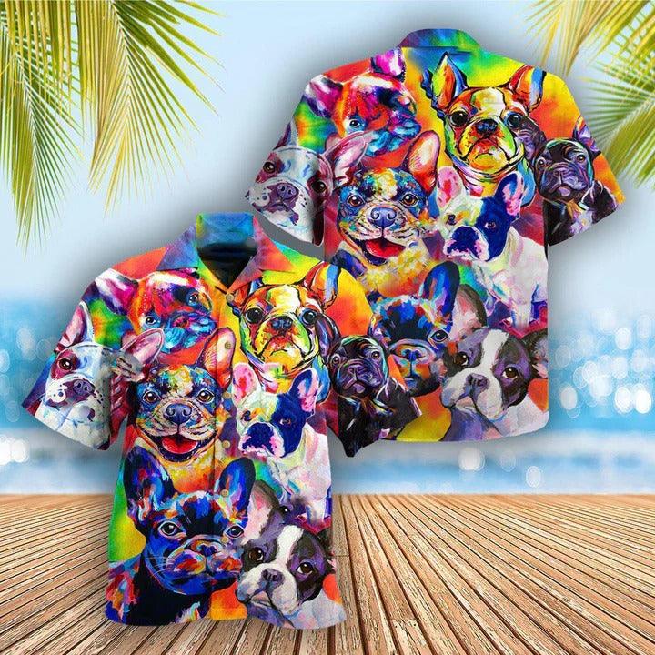 French Bulldog Aloha Hawaii Shirt - French Bulldog Don't Like You Neither Do I Hawaiian Shirt For Summer - Perfect Gift For Dog Lovers, Friend, Family - Amzanimalsgift