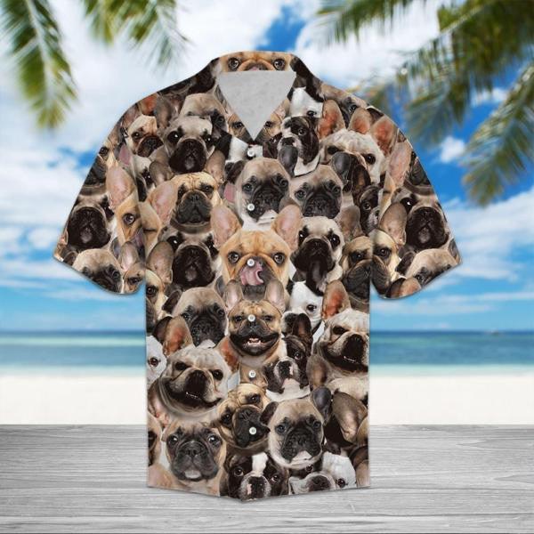 French Bulldog Hawaiian Shirt - French Bulldog Awesome Gift For Dog Lovers Hawaiian Shirt - Perfect Gift For Friend, Family - Amzanimalsgift