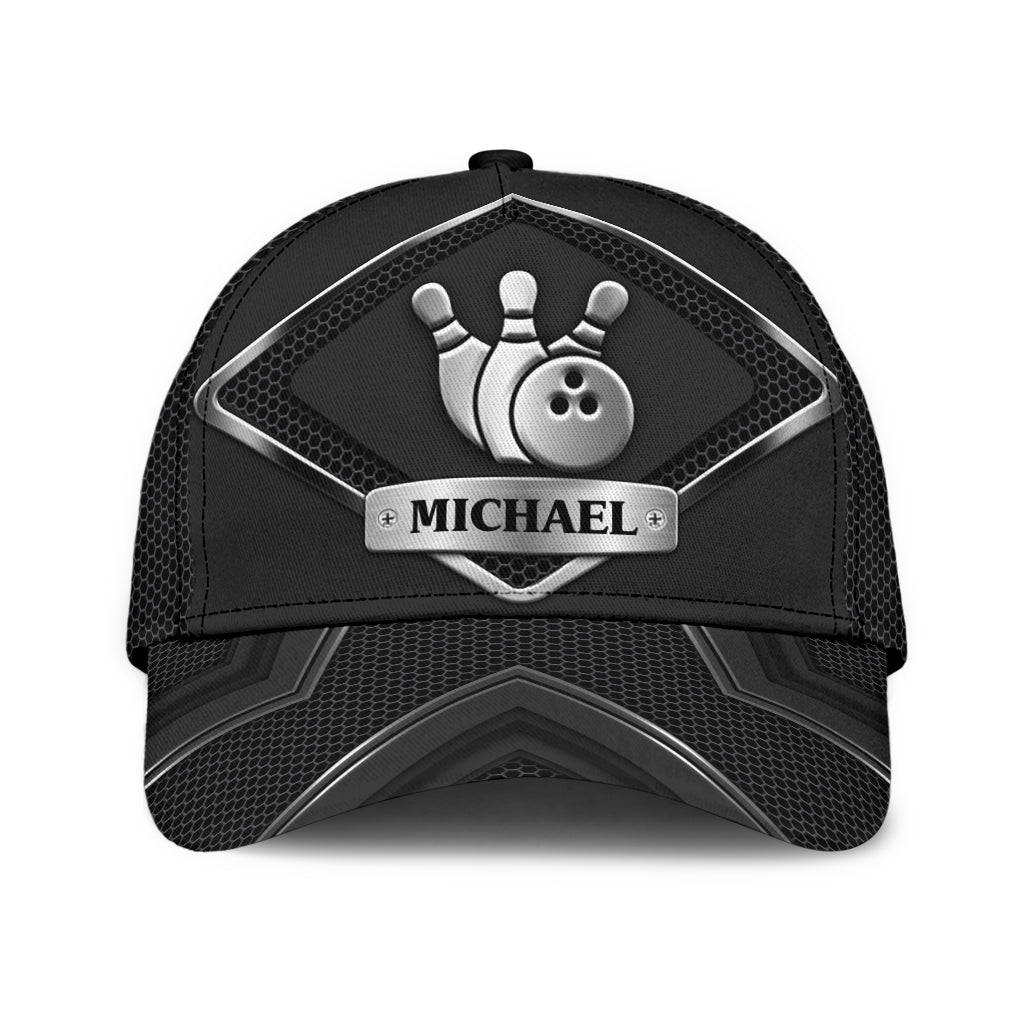 Personalized Bowling Cap, Esports Pattern Bowling Cap Hat For Tournament Team Men Women Bowlers HN04