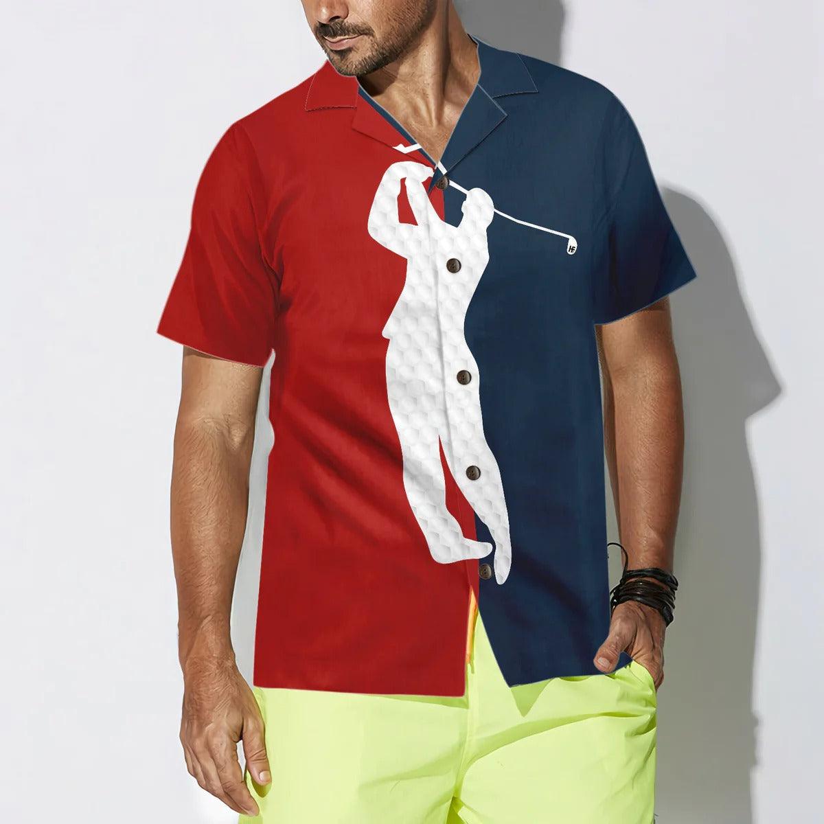 Golf Aloha Hawaiian Shirt, Golf Two Colors Hawaiian Shirt, Golf Aloha Shirt For Summer - Perfect Gift For Men, Women, Golf Lover, Friend, Family - Amzanimalsgift