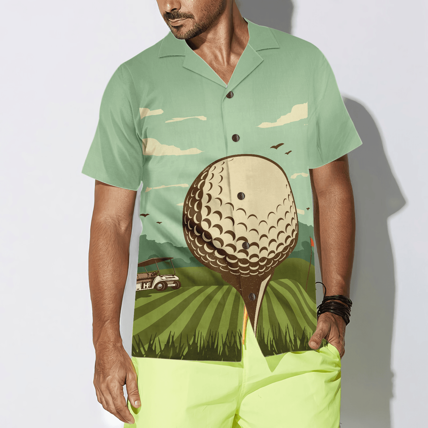 Golf Hawaiian Shirt, Golf In A Beautiful Day Aloha Hawaiian Shirt For Summer, Colorful Funny Hawaiian Shirt For Men Women, Friend, Team, Golf Lovers - Amzanimalsgift